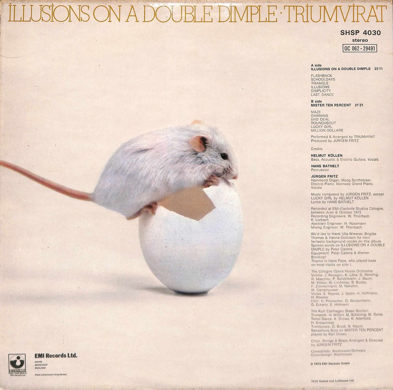 Schallplatten: LP Illusions on a double dimple Triumvirat – Gebraucht aus Trimmis von Beax72 1