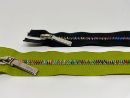 2 fermetures éclair Riri Metal Eloxal 6 Rio - 21,5 cm