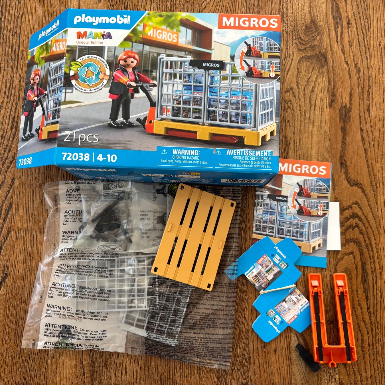 Playmobil Giocattoli: Migros Playmobil Set 72036 & 72038 – Nuovo (secondo la descrizione) da Grenchen venduto da Wonderland-Finland 2