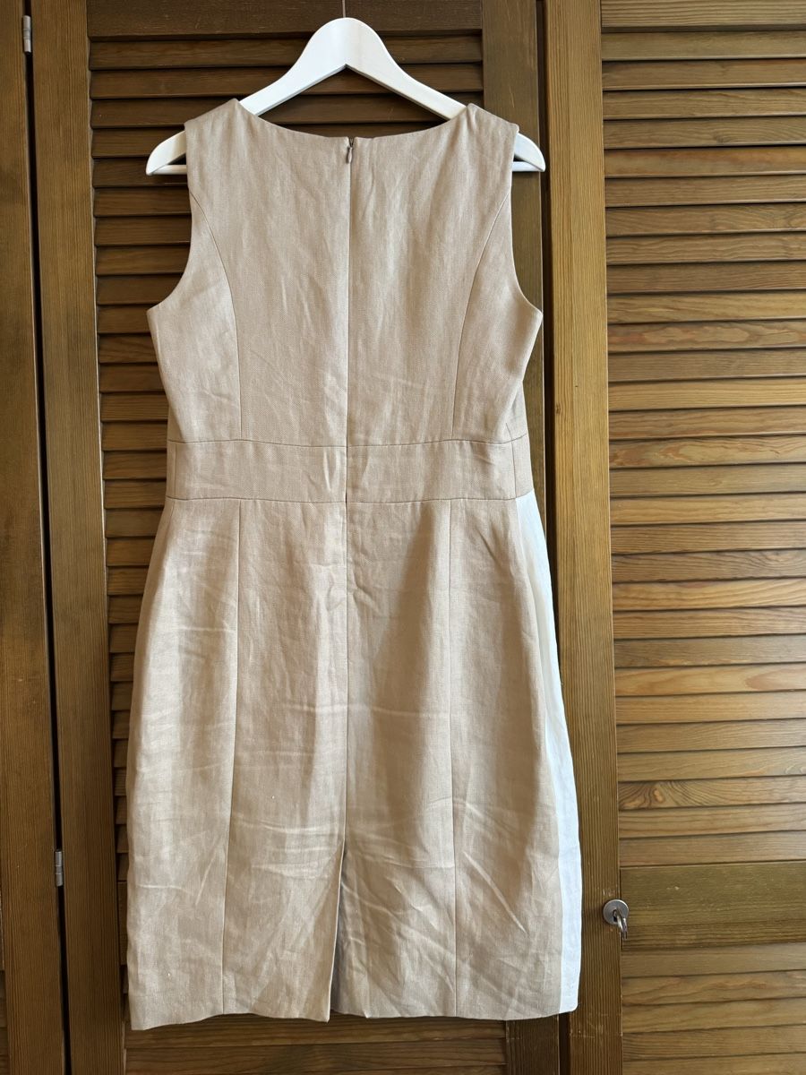 Scapa Vestiti: Scapa Leinen Kleid und Balzer Set, Beige, Grösse 38 – Usato da Zürich venduto da ahjelmer 3