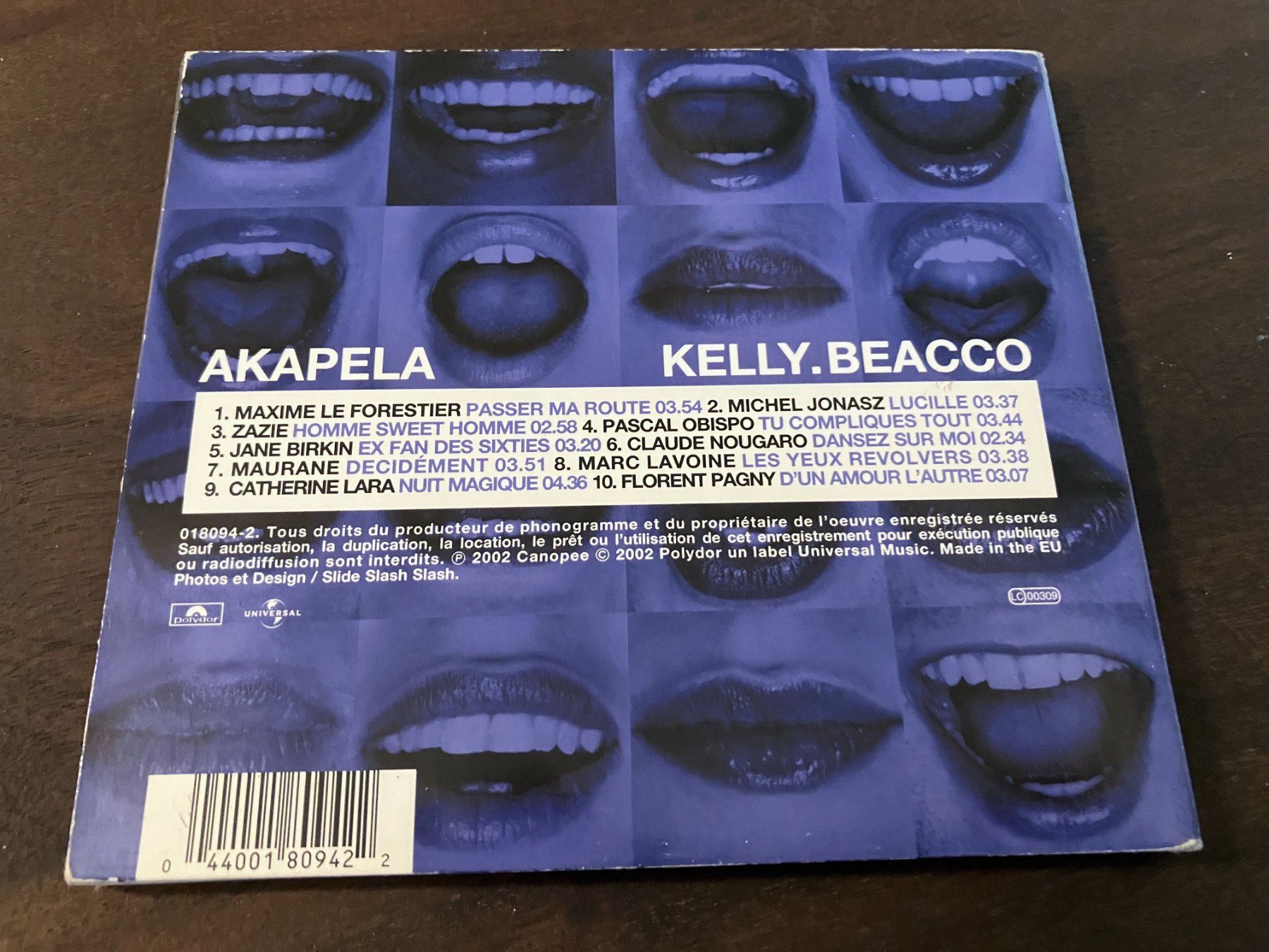 CD: CD Akapela Kelly Beacco – Usato da Chêne-Bougeries venduto da Vintage-Era 1