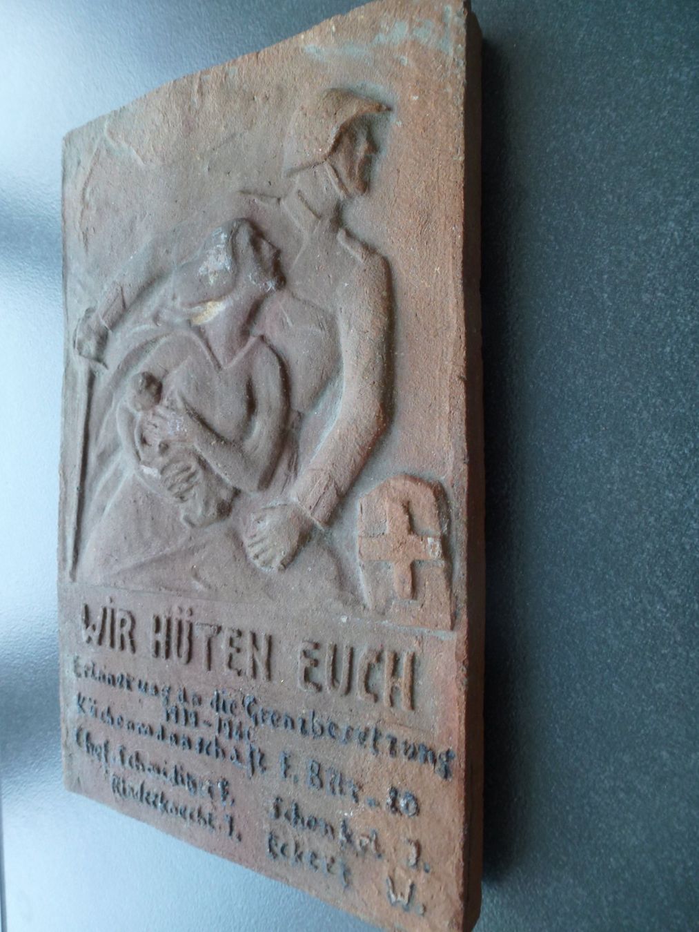 Skulpturen & Statuen: Bildhauer Paul Kramer / Relief Grenzbesetzung CH Krieg – Gebraucht aus Esslingen von FetteSchnecke 3