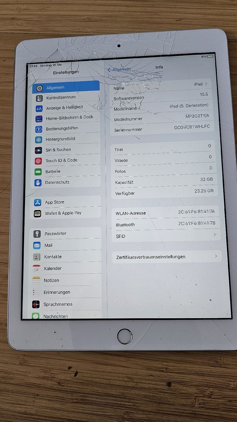 Apple Tablettes PC: iPad 5. Generation, 32 GB  – D'occasion à Ehrikon par noa_vyp5 1