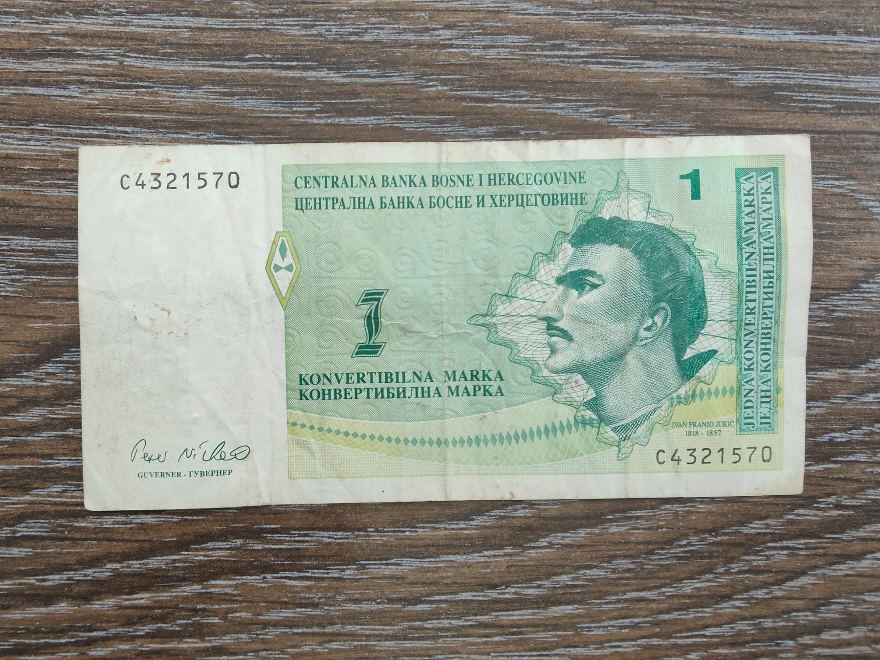 Banconote: Bosnien 1 Convertible Marka  !!!!! – Usato da Flaach venduto da Lonzo99