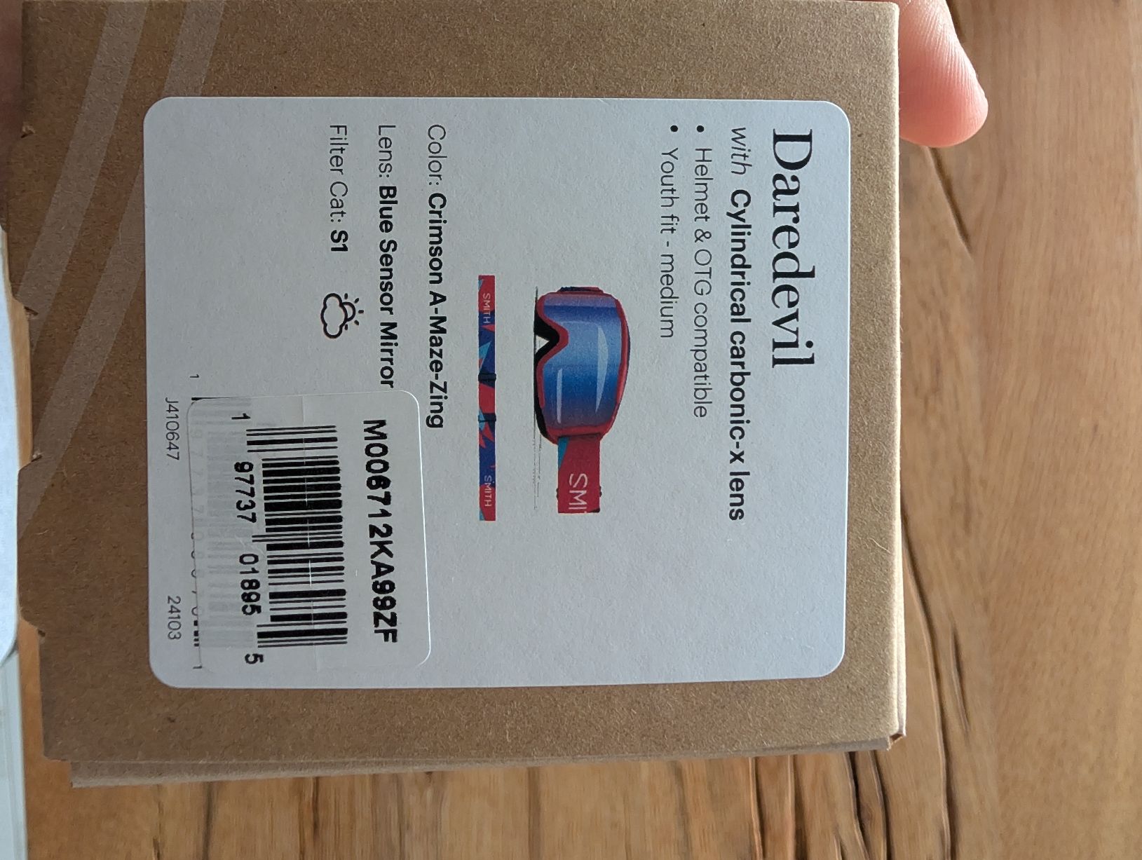 Occhiali & Lenti: Daredevil Skibrille von Smith NEU – Nuovo (secondo la descrizione) da Kaisten venduto da Graeffhome 4
