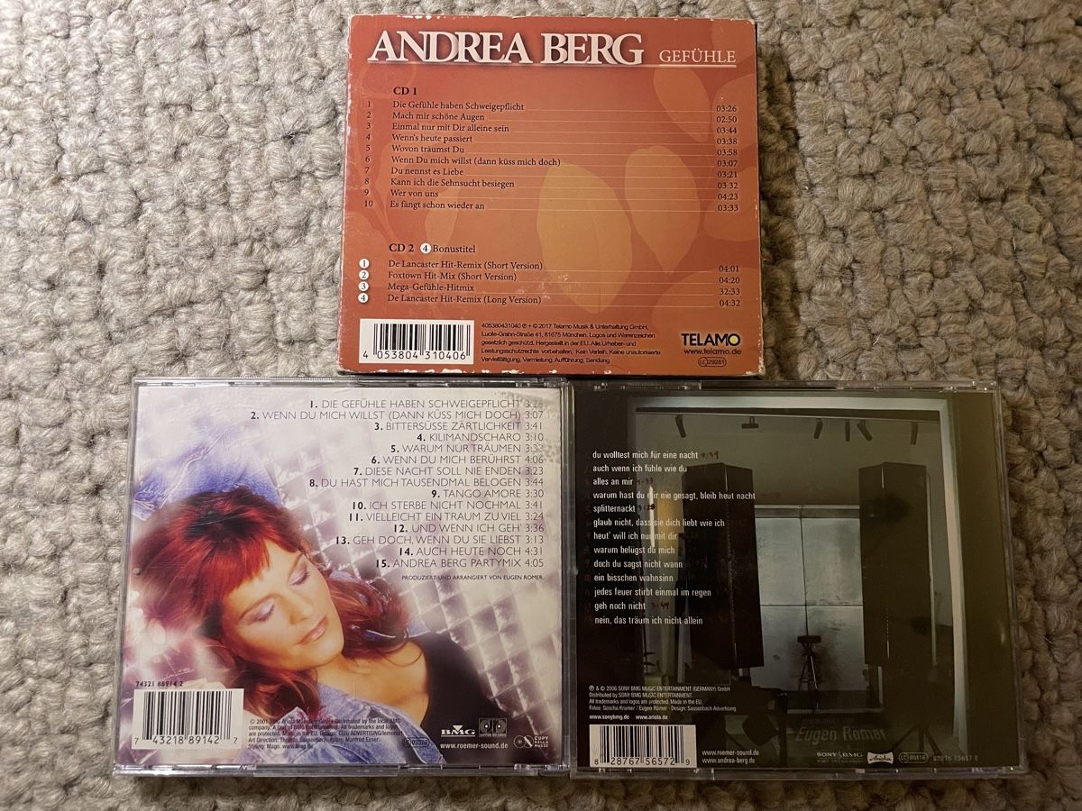 CDs: 3x Andrea Berg  – Gebraucht aus Reinach AG von trigger7811 2