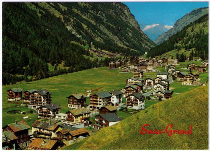 Cartes postales: Saas Grund – D'occasion à Binningen par Mountainrider