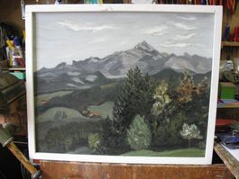 Landschaft mit Säntis