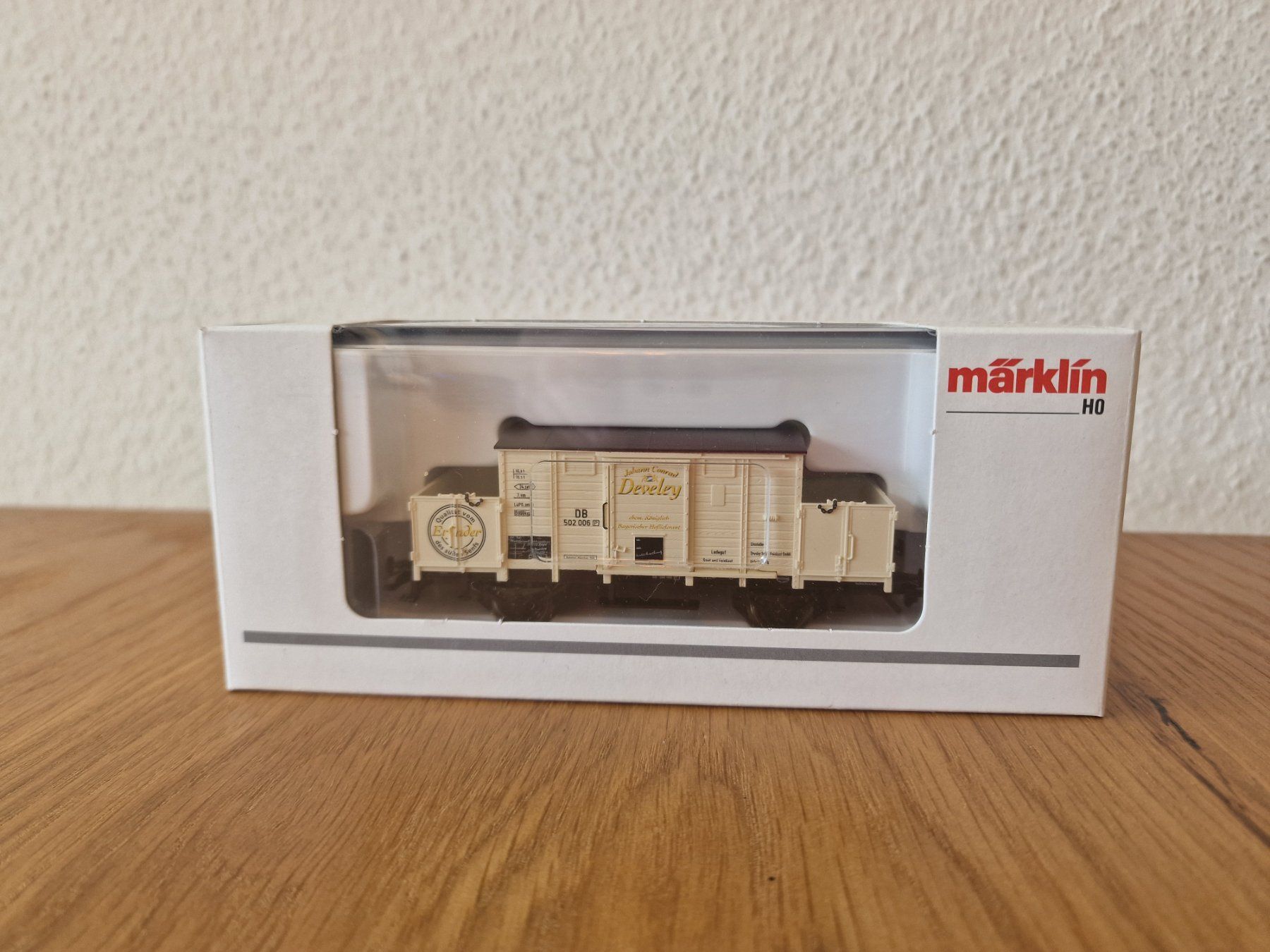 Märklin Modellini di ferrovie: DB Güterwagen Develey H0 – Usato da Matten b. Interlaken venduto da lor_hr9w 5