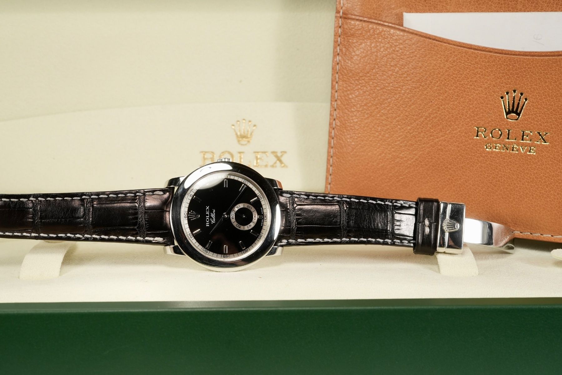 Rolex Orologi: Rolex Cellini Ref. 5241 Platinum 950 Full Set – Usato da Morcote venduto da chronoservice 9