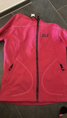 Jack Wolfskin Softshell Jacke pink Grösse 152