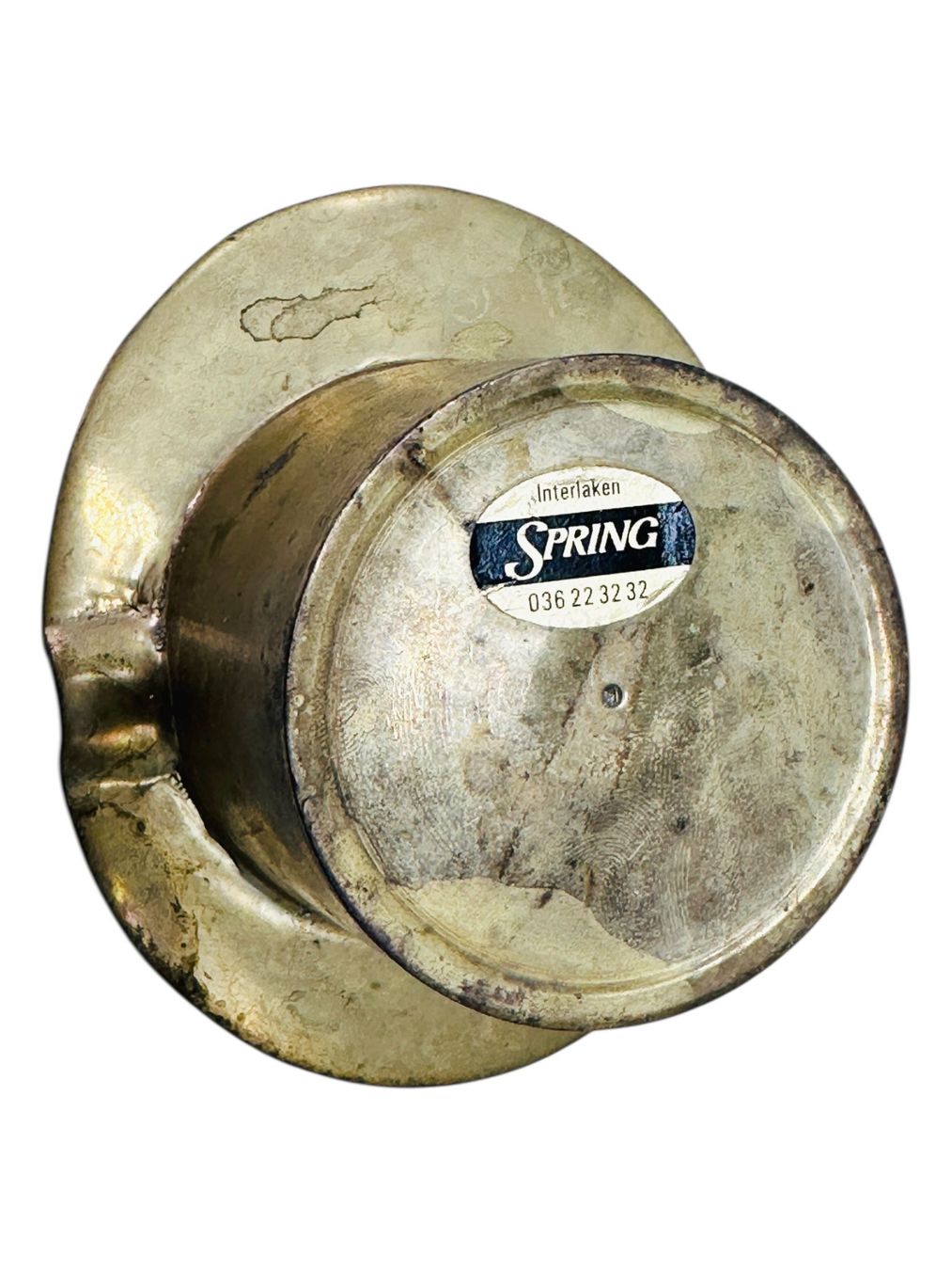 Aschenbecher: Ancien cendrier chapeau en bronze SPRING Interlaken – Gebraucht aus Morges von Novantica 1
