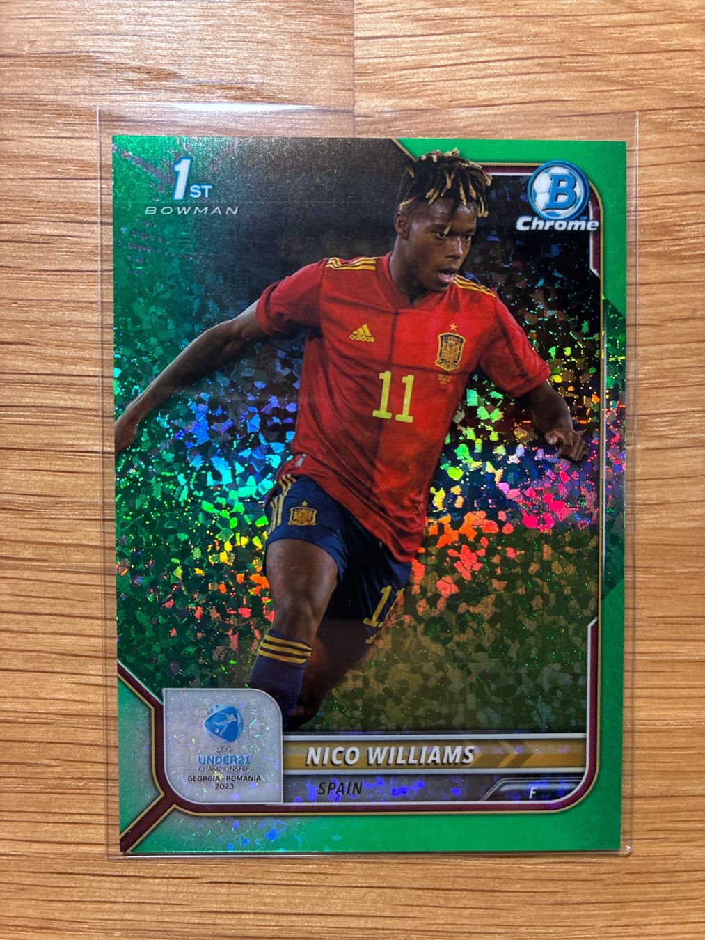 Topps Carte collezionabili: Topps Bowman Chrome 1st Nico Williams Spanien /99 – Usato da Wangenried venduto da Garagara