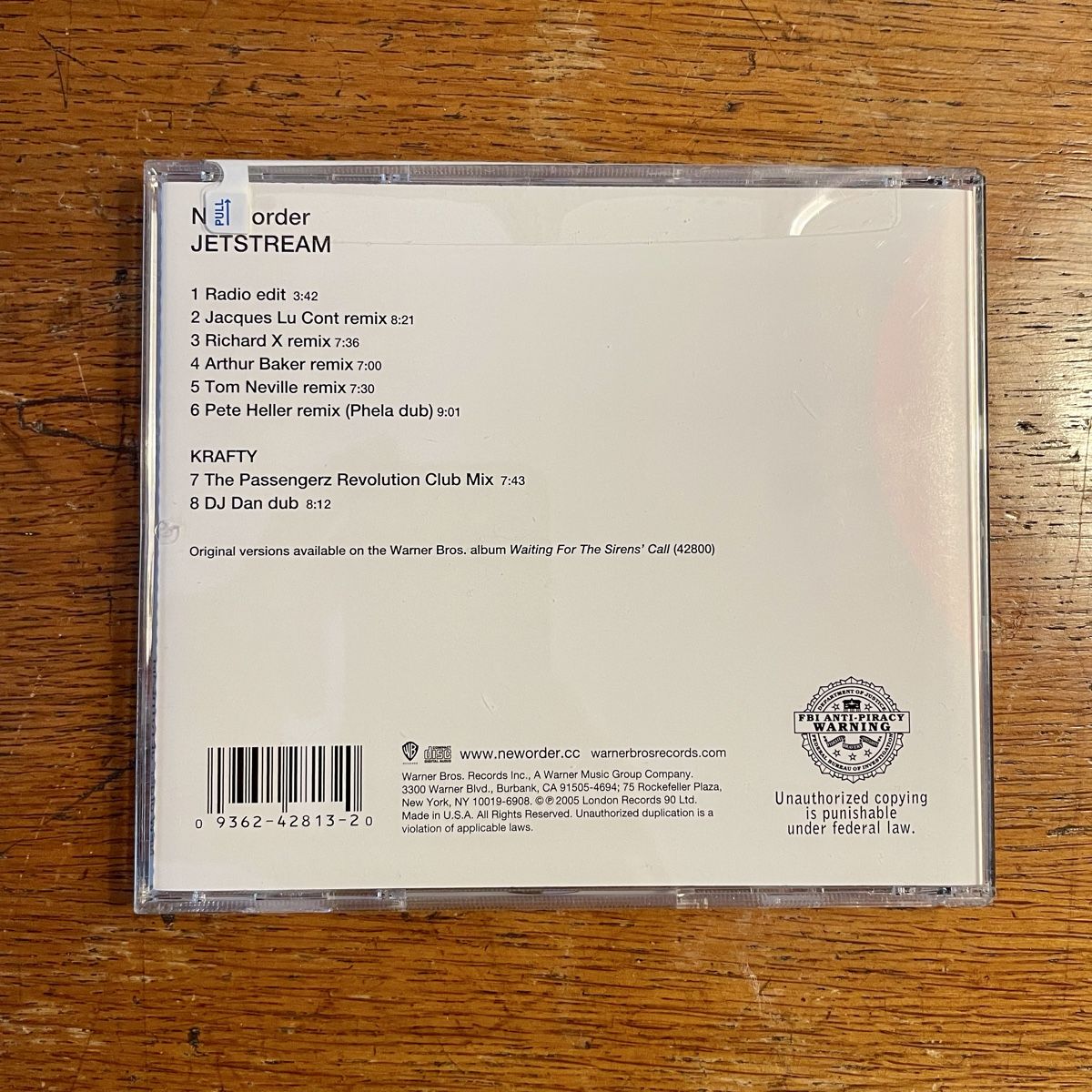 CD: New Order - Jetstream CD Single – Usato da Genève venduto da was_ksr9 1
