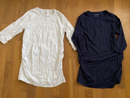 2er Pack lange Umstands-Shirts 36/38 Schwangerschaft