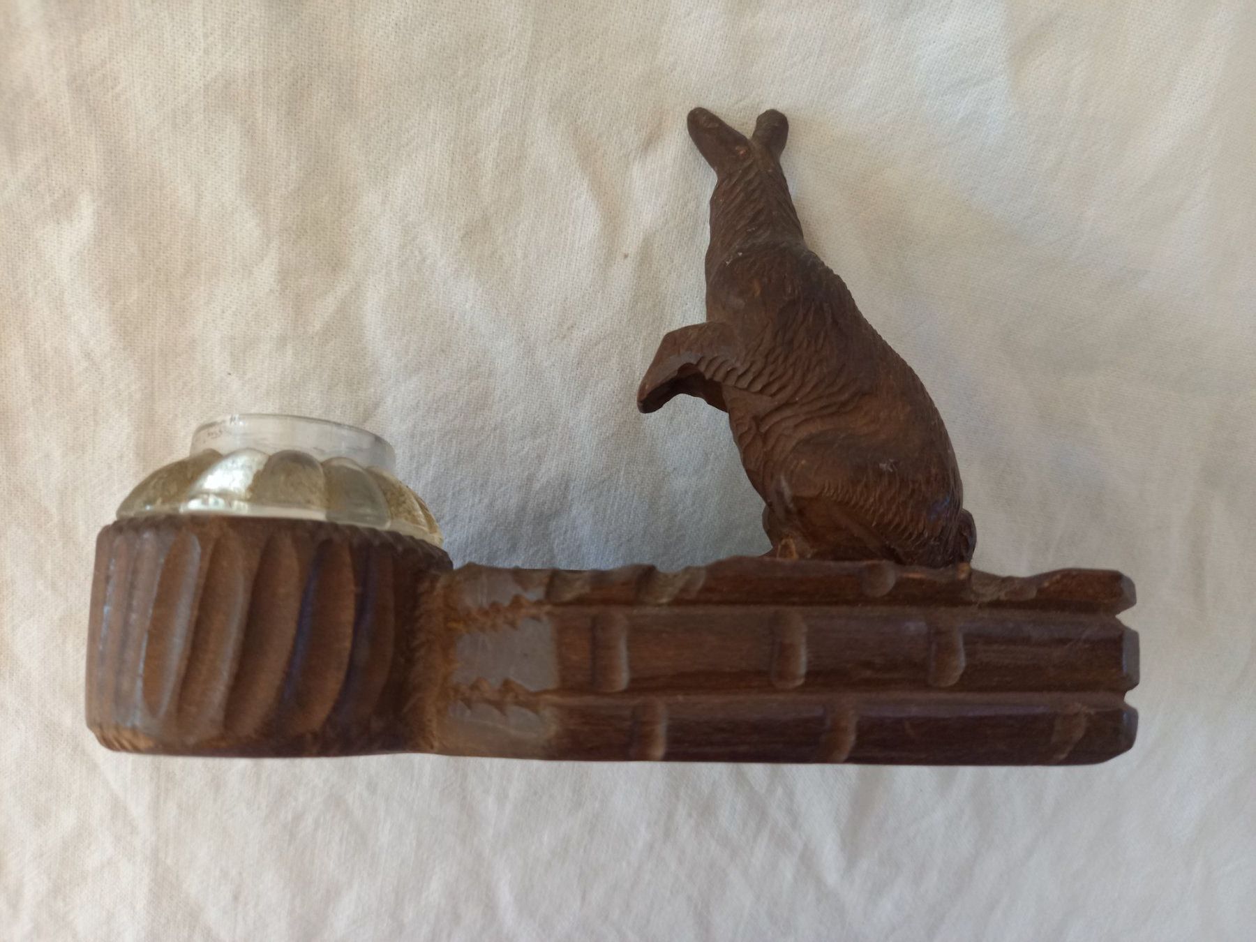 Altro in Antiquarato & Arte: Encrier ancien en bois avec décor lapin – Usato da Rossens FR venduto da Souris1 8