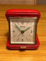 Reisewecker Klappuhr Faltwecker Mid Century Vintage 50er
