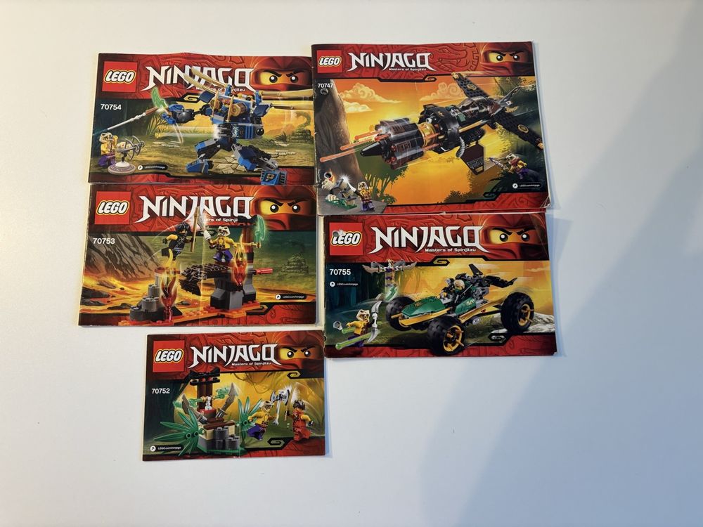 LEGO Ninjago 70752, 70753, 70754, 70755 & 70747 – Set-Bundle (Gebraucht ...