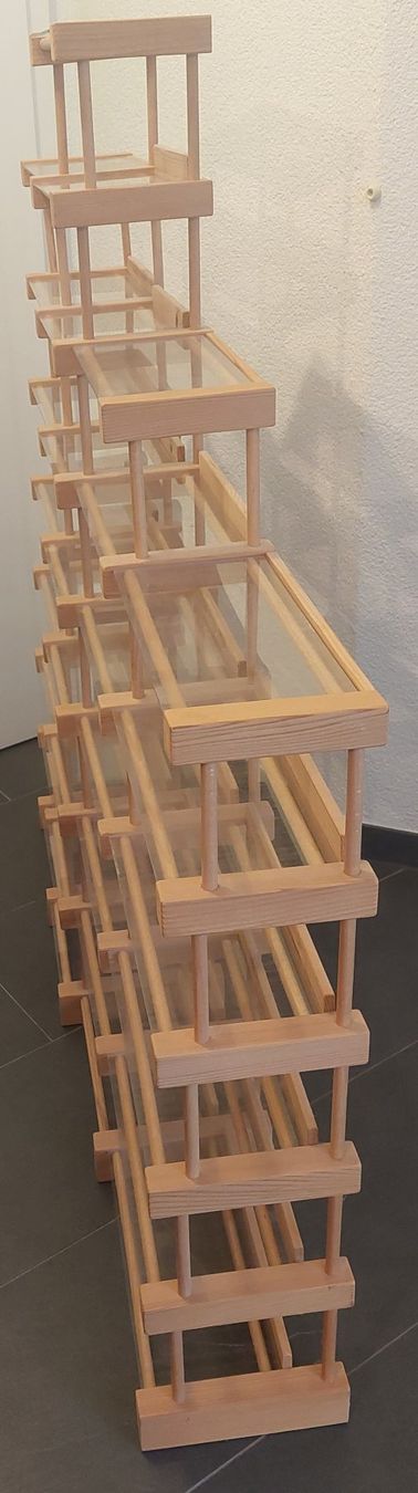 Scaffali: CD Regal Holz-Plexi, Einzelstück, Einzigartig, für ca.630CDs – Usato da Oberdiessbach venduto da gerbu01 9