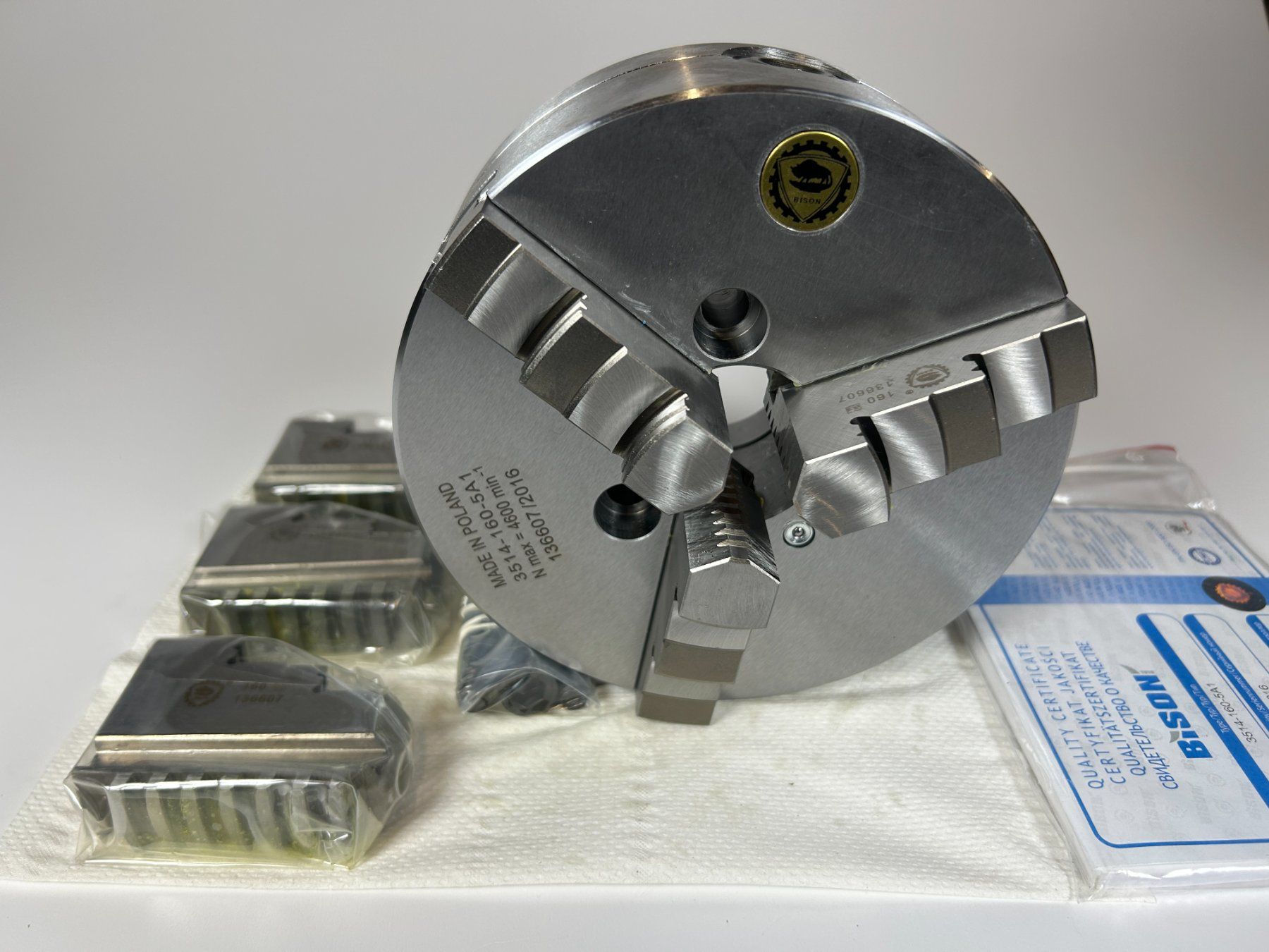 Tutti gli attrezzi: Bison 3CSN 200 D4 3-Backenfutter – Nuovo e nell'imballaggio originale da Rothenfluh venduto da BitterlinPartner 7
