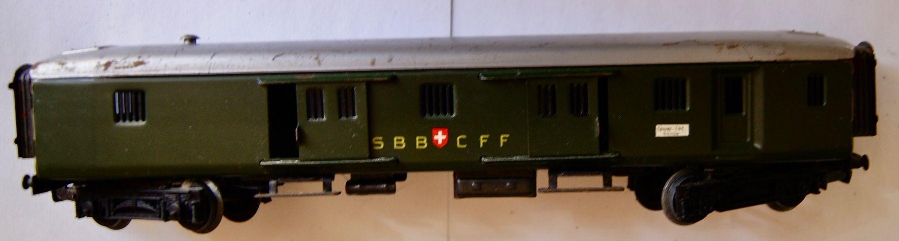 Märklin Modellini di ferrovie: wagon bagages Marklin 4017.8, de 1960 – Usato da Morrens VD venduto da alain50