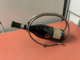 Flaschenhalter Metall Drahtwicklung Guter Zustand 