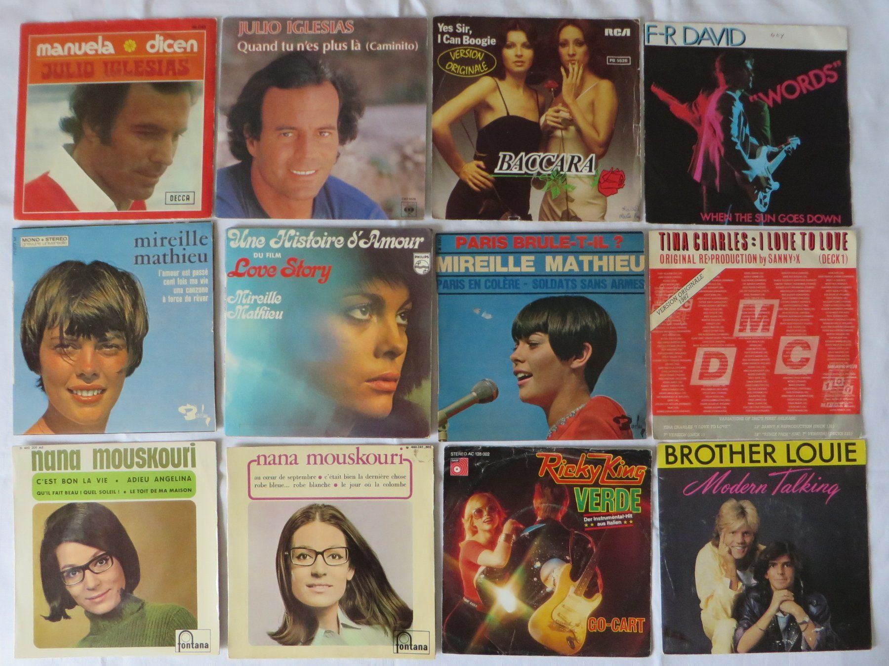 Dischi in vinile: 12 VINYL SINGLES, SCHLAGER POP – Usato da Neuhausen venduto da luckimucki