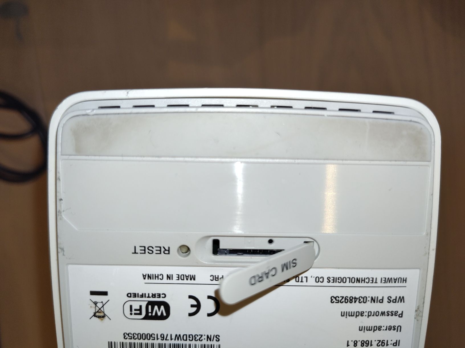 Huawei Modem & Router: HUAWEI B618s-22d 4G WiFi Tower Router – Usato da Algetshausen venduto da irbege 3