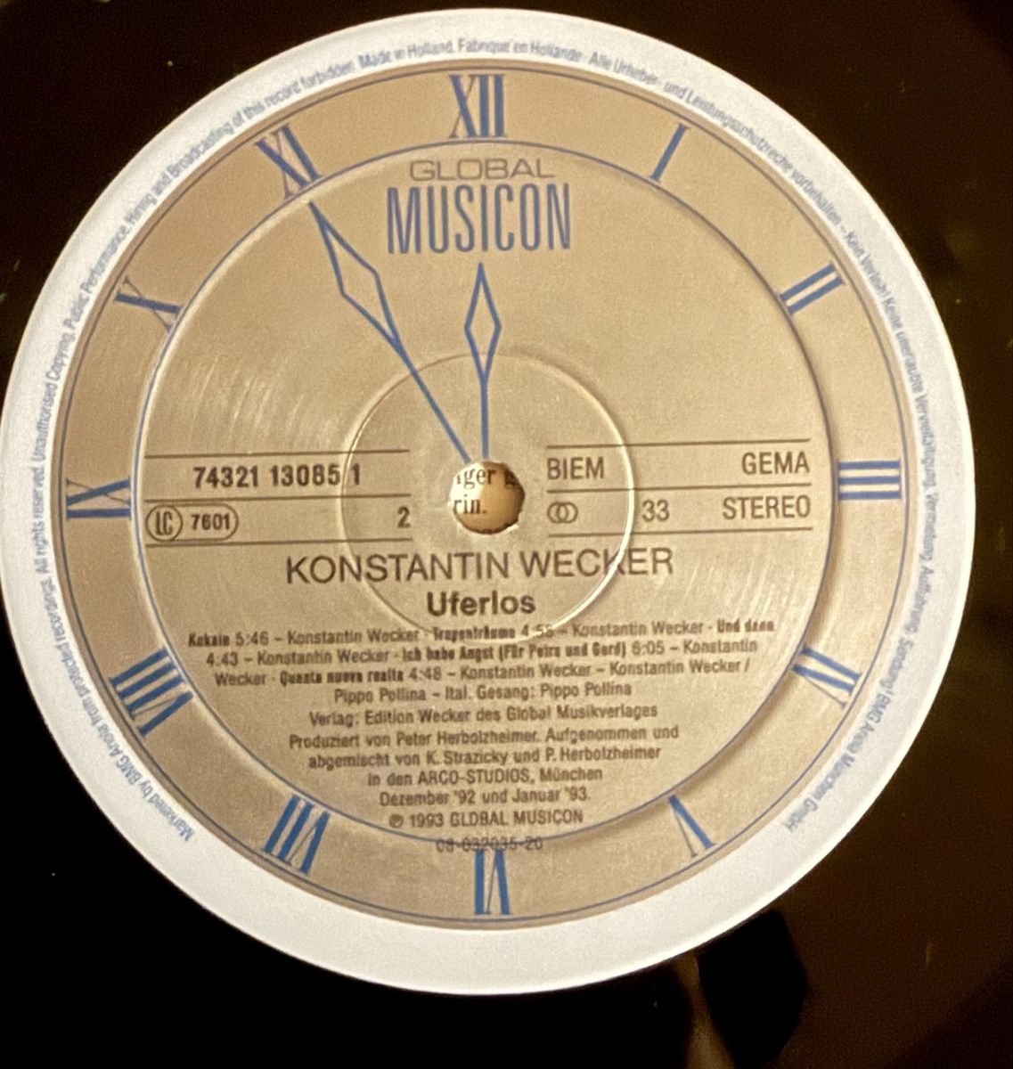 Dischi in vinile: Konstantin Wecker - Uferlos LP - Schallplatte – Usato da Goldach venduto da Messerguru 5