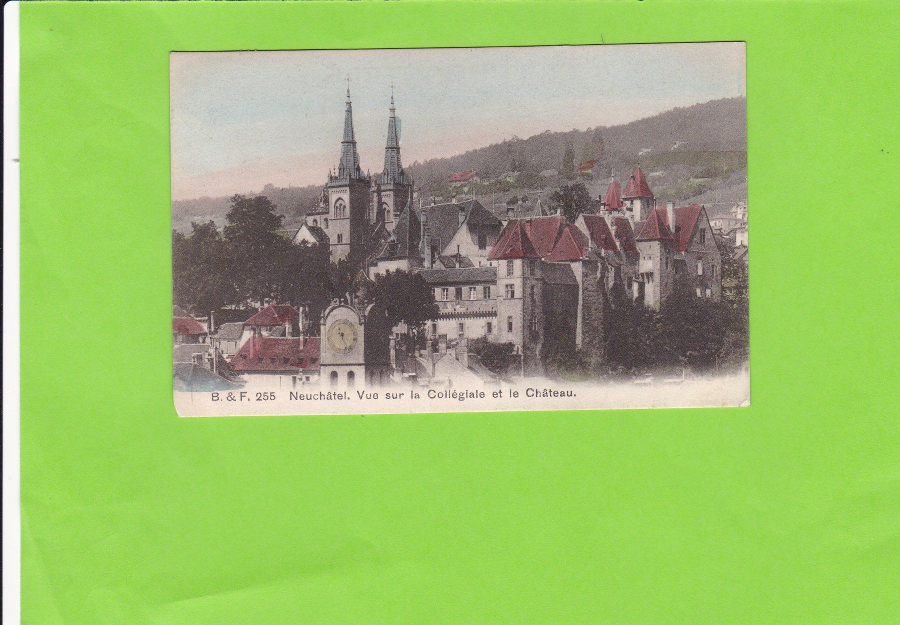 Ansichtskarten: Neuchâtel – Gebraucht aus St. Peterzell von neckertal