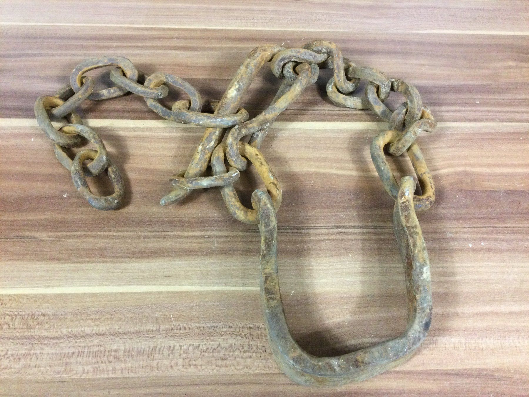 Werkzeuge: Geschmiedete Bremskette Bremsschuh für Schlitten oder Wagen – Gebraucht aus Wangen SZ von kuriosum12 3