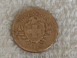 1 centime/rappen 1856