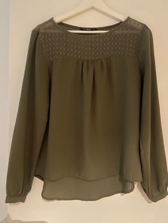 Transparente Sommer-Bluse Gr 36