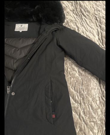 Woolrich Daunenparka Gr.12 Winterjacke Schwarz