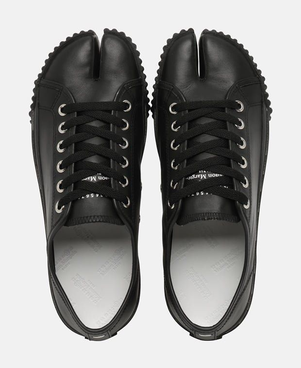 Maison Margiela Scarpe da uomo: Maison Margiela Tabi Leather Low 'Black' (40) – Nuovo e nell'imballaggio originale da Biel/Bienne venduto da Beat39 2