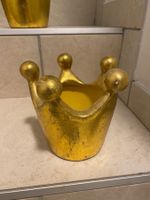 11x Gold Kronen Töpfe