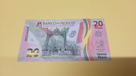 Neue 20 Mexiko Pesos Banknote - Top Zustand,2021 Serie