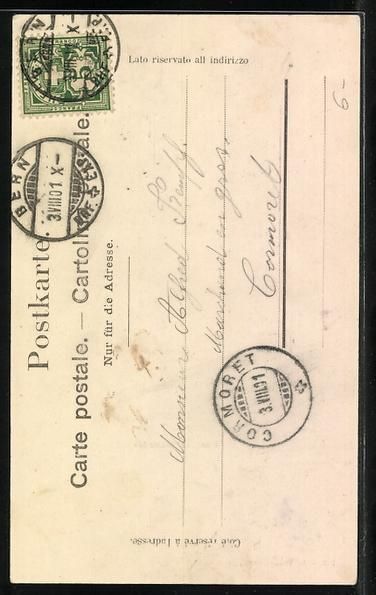 Cartes postales: AK Junge Bernerin in Tracht mit Rechen – D'occasion à Berlin par bartko-reher 1