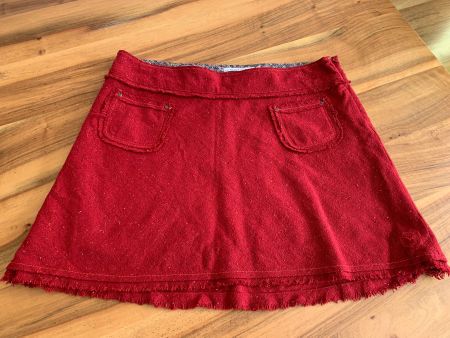 NILE ATELIER roter toller Rock/Jupe Minirock Gr. L