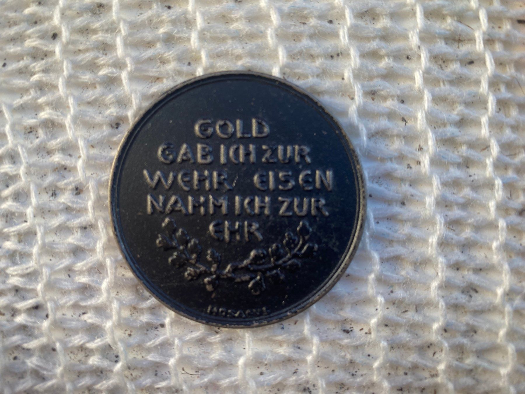 Medaglie: 1915 Eiserne Spendenmedaille – Usato da Trimbach venduto da Antik-Samariter 1