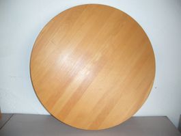 Tischplatte aus Holz rund 70cm