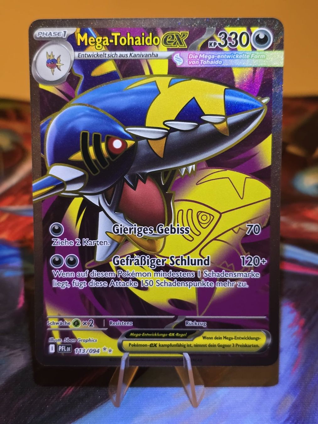 Pokémon Carte collezionabili: Mega Tohaido ex (PFL 113) – Usato da Lenzburg venduto da AkuyakuTCG
