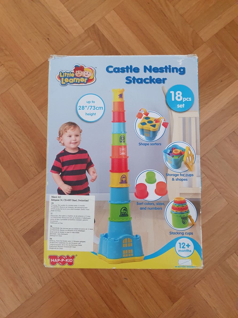Spiele: Little Learner Castle Nesting Stacker - Jeu d'enfant 18 mois – Gebraucht aus Prilly von RoDyRe 4