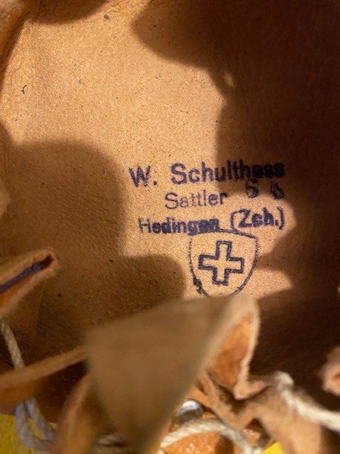 Schweizer Armee Taschen: 2 X LEDERBEUTEL  CH ARMEE – Gebraucht aus Chur von silbermon 4