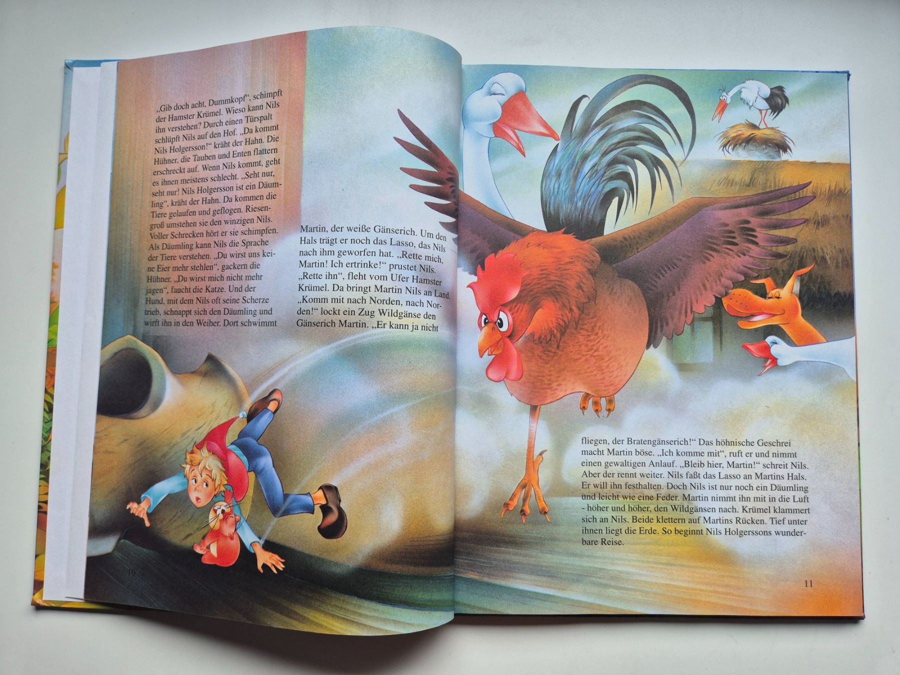 Libri: Nils Holgersson      Bilder - Geschichtenbuch   1994 – Usato da Niederweningen venduto da Obson 2
