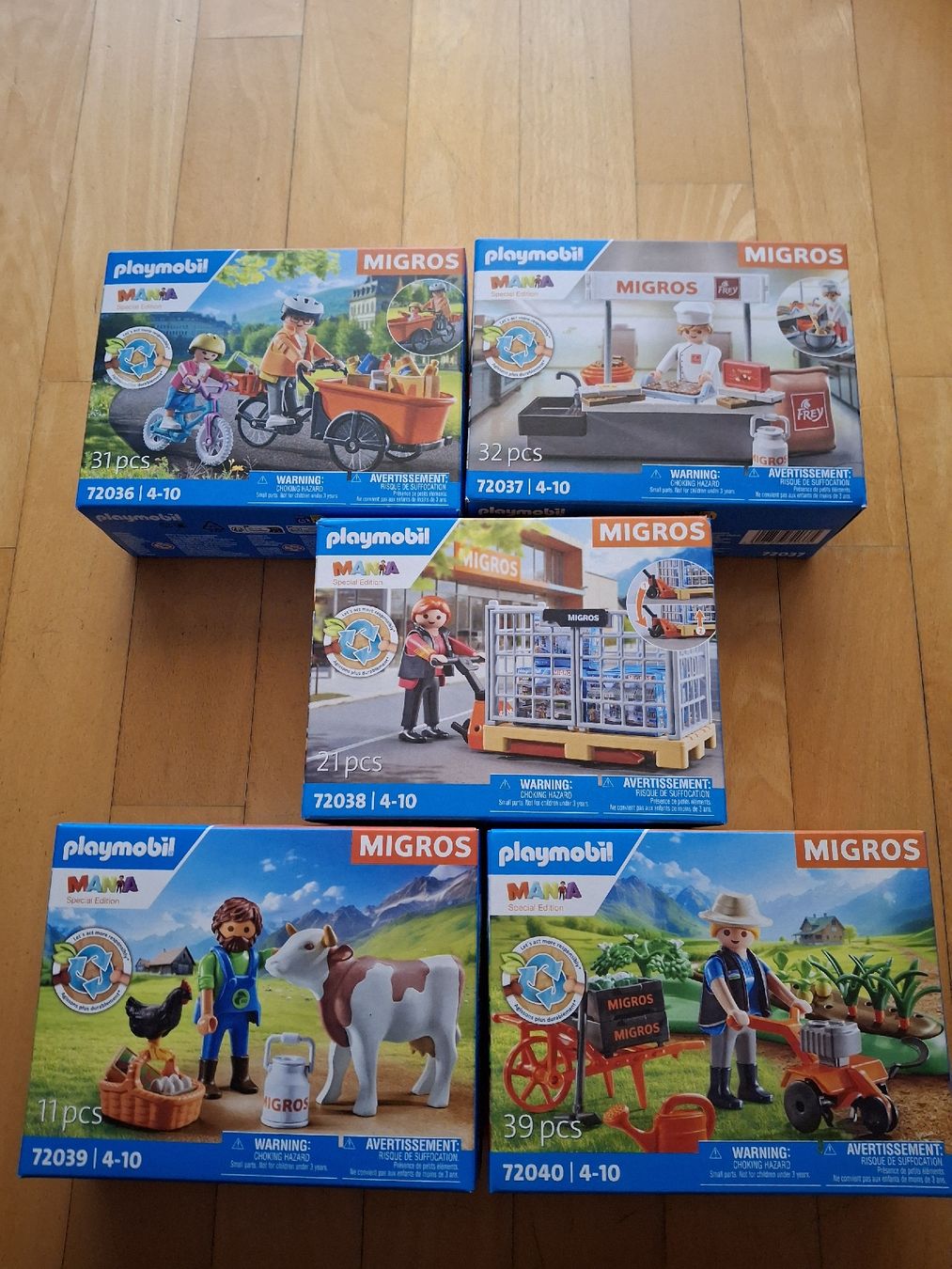 Migros Giocattoli: Migros Playmobilmania – Nuovo e nell'imballaggio originale da Egg b. Zürich venduto da Pronsch