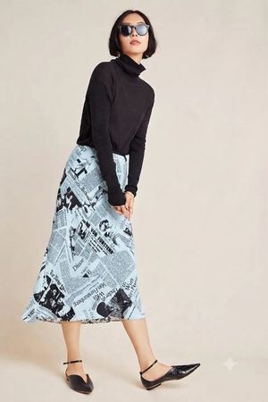 Diane von Furstenberg Rock Zeitungsdruck Grösse L