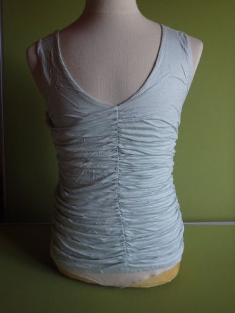 H&M Shirt, Shirtli, Top hellblau Viscose, Gr. M, Sommer Top