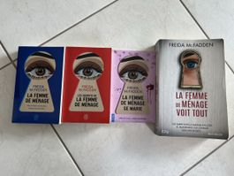 Lot 4 livres La femme de ménage, Freida McFadden