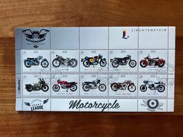 FL Kollektionsbogen  Nr. 6 Motorräder Erstag   (F37)